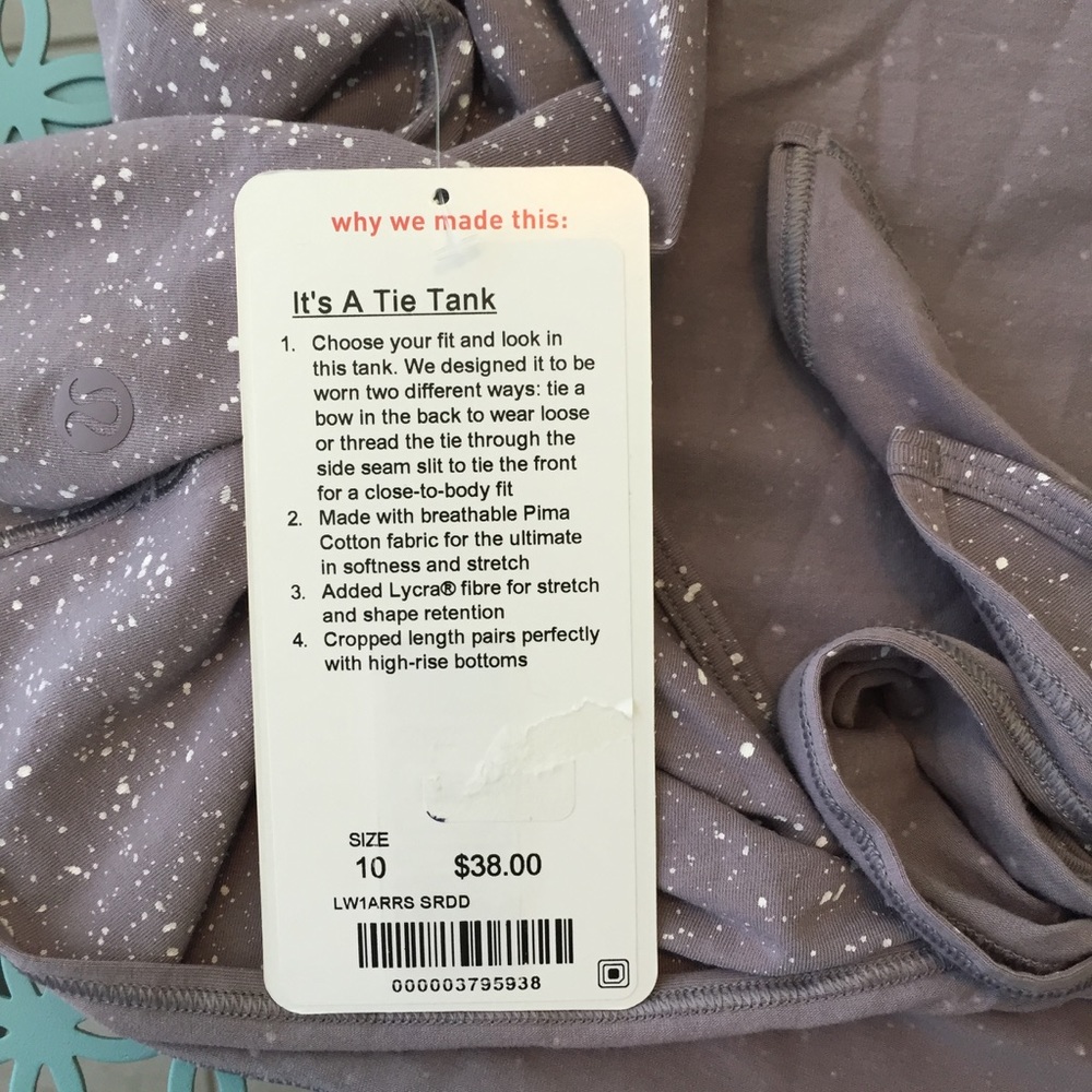 Lululemon It's a Tie Tank - Dusty Dawn - Picture 6 of 7